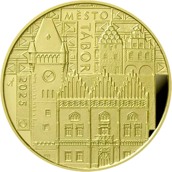 ČNB - Zlatá mince 5000 Kč Město Tábor | 2025 | Proof | 15,55 g