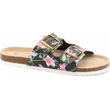 Dámské pantofle SAMLUX® Dámské korkové biopantofle 9015 black Barva: Black, Velikost: 36