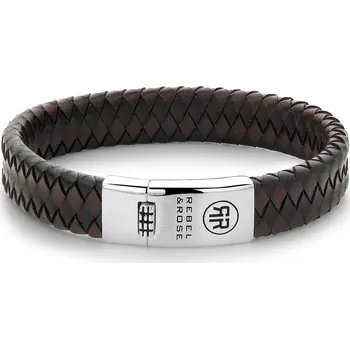 Náramek Rebel & Rose RR-L0126-S-L Mens náramek - Braided Flat