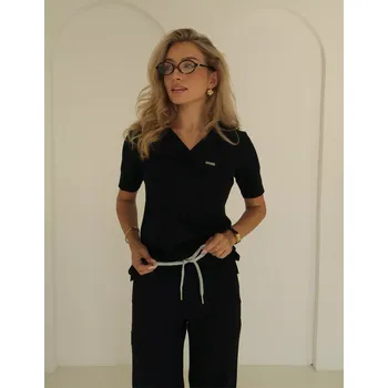 Zdravotnický oděv Lékařská Mikina Raya One Pocket - BLACK 0