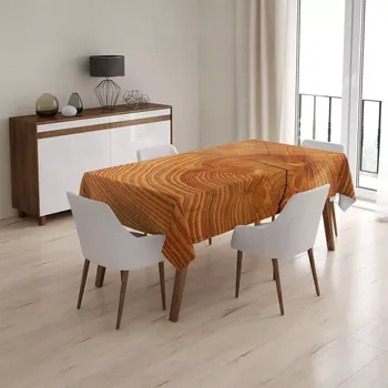 ubrus Sablio Ubrus Dřevo 2 - 90x90 cm