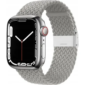 Řemínek na hodinky Řemínek Crong pro Apple 21mm šedý