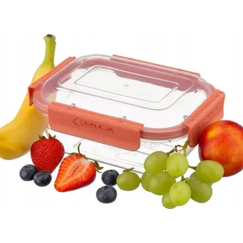 Dóza na potraviny Obdélníková dóza na potraviny 350 ml, hermetická, 4 klipy