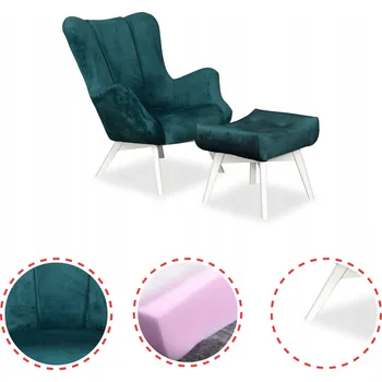 Křeslo Křeslo ušák Family Meble modré