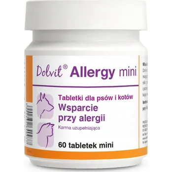 Tabletky Dolfos Dolvit Allergy 60 ks pro psa a kočku na alergie