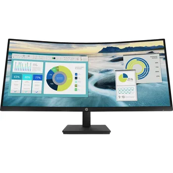 Monitor HP LCD P34hc 34" Wide VA (3440x1440, 5ms, 250nits, 3500:1,DP, HDMI, USB-C(DP, 65W out),USB 3.2 4x, 3w Repro