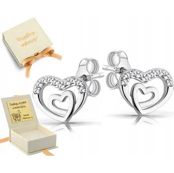 Náušnice STŘÍBRNÉ NÁUŠNICE STŘÍBRO 925