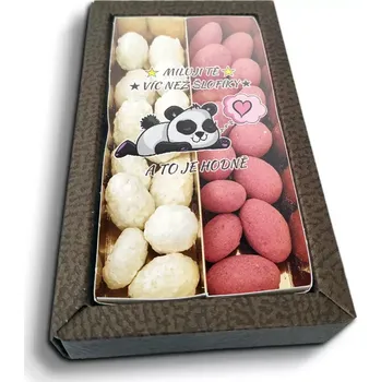 Čokoláda Sablio Mandle v čokoládě Miluji tě víc než šlofíky - 2x 80g