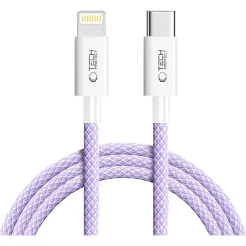 Datový kabel Lightning / USB-C kabel Tech-Protect UltraBoost Lite PD27W/3A 2m - Mauve