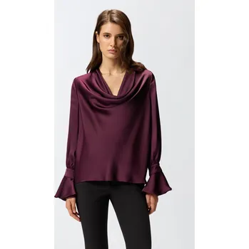 Dámský top PINKO FILIPA 105961A2YMR57 vínový Velikost: 40