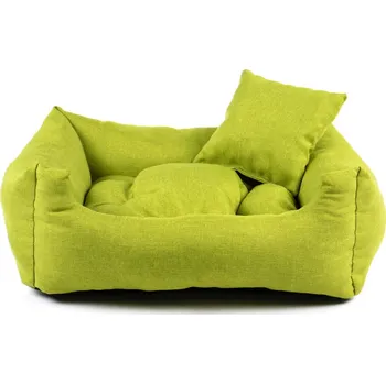 Pelíšek pro psa Vsepropejska Lux nadýchaný pelech pro psa Barva: Zelená, Rozměr (cm): 55 x 45