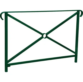 Zábradlí Procity Zábradlí Héritage, délka 1500 mm, dvě madla, jednoduchý kříž, barva zelená RAL6005