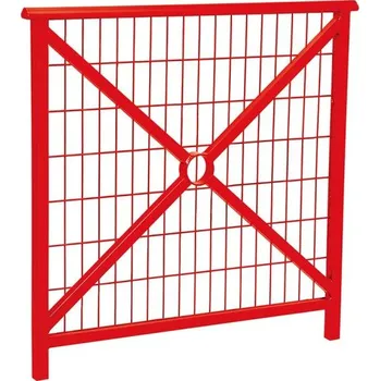 Zábradlí Procity Zábradlí Lisabon s madlem, délka 1000 mm, mřížka, barva červená RAL3020