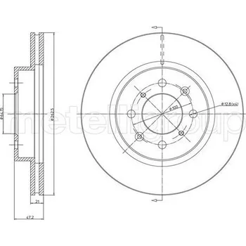 Brzdový kotouč Brzdový kotouč CIFAM (800-235)