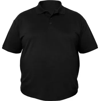 Pánské tričko Miners Mate supersize Nadměrné polo tričko Unisex - Černá | 7XL