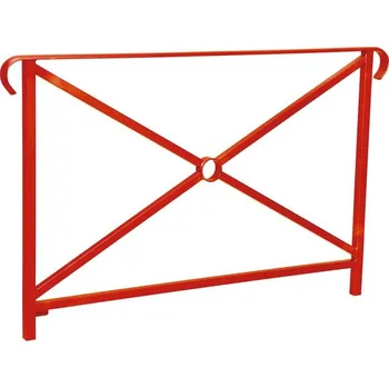 Zábradlí Procity Zábradlí Héritage, délka 1500 mm, dvě madla, jednoduchý kříž, barva červená RAL3020