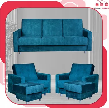 Sedací souprava Sedací souprava Family Meble modrá