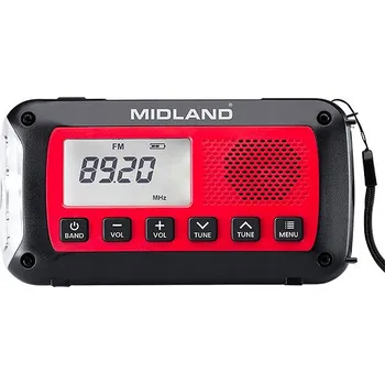 Radiopřijímač ALAN Midland ER100 nouzové, s baterií 2600 mAh
