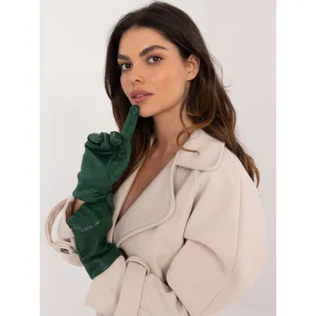 Rukavice Dámské zelené zateplené rukavice AT-