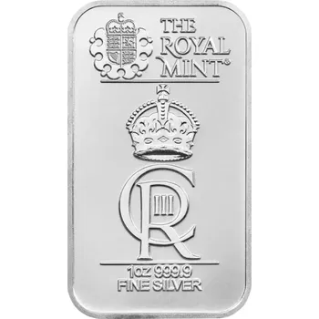 Royal Mint 31,1g investiční stříbrný slitek | Korunovační slavnost