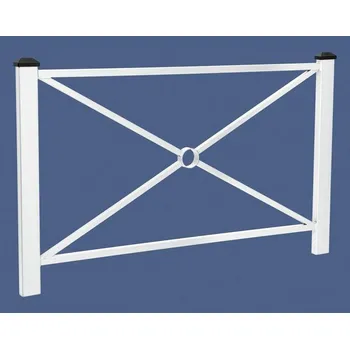 Zábradlí Procity Zábradlí Pagode délka 1580 mm, barva bílá RAL9010