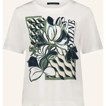 Dámské tričko Betty Barclay Dámské Tričko, bílá / tmavě modrá / olivová, 38