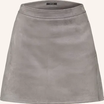 Dámská sukně Opus Dámská Sukně Revlina Cozy V Koženém Vzhledu, šedá, 36