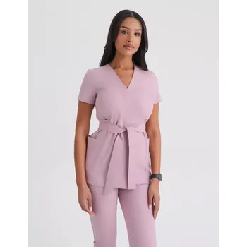 Zdravotnický oděv Lékařská Mikina na zavázání Auri - FRENCH PINK 0