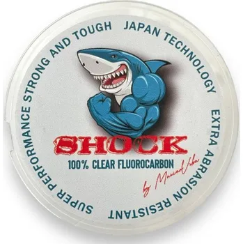 Návnadová surovina Šokový Vlasec Method Feeder Fans Shock Fluorocarbon Čirý 100m 0,70mm/28,55kg