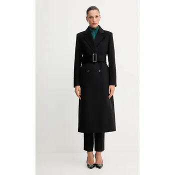 Dámský kabát Kabát s příměsí vlny Patrizia Pepe černá barva, 2O0195 A171 2O0195.A171 99X, vel. 40