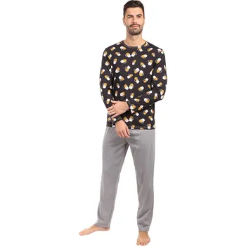 Pánské pyžamo Pánské pyžamo Lonka vícebarevné (Lopping pivo/půllitry) XXL Možnost vrácení zboží ZDARMA do 120 dnů!