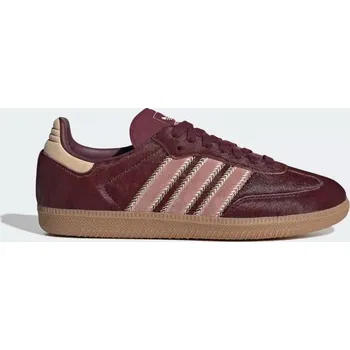 Dámská obuv Adidas Samba OG Maroon Sand Strata Pony bordó velikost 40