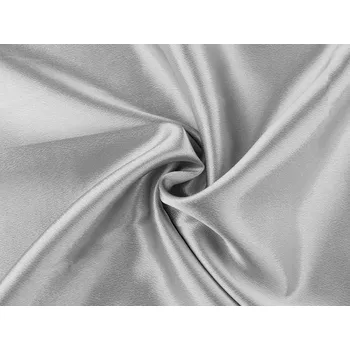 Satén krešovaný metráž, barva 8 šedá holubí