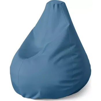 Sedací pytel Sablio Sedací vak Pear Indigově modrá - 70 x 95 x 15 cm