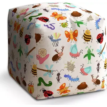 Taburet Sablio Taburet Cube Hmyz: 40x40x40 cm