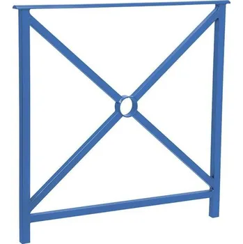 Zábradlí Procity Zábradlí Héritage, délka 800 mm, bez madel, jednoduchý kříž, barva modrá RAL5010