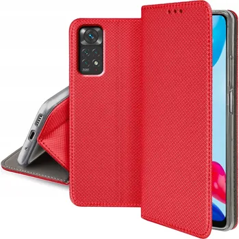 Pouzdro na mobilní telefon Pouzdro s klopou KrainaGSM pro Xiaomi Redmi Note 11S červené