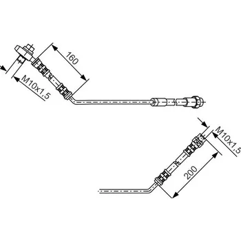 Brzdová hadice Brzdová hadice BOSCH 1 987 476 054