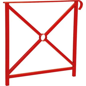 Zábradlí Procity Zábradlí Héritage, délka 800 mm, jedno madlo, jednoduchý kříž, barva červená RAL3020