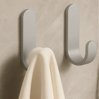 Věšák Interex Nalepovací plastový věšák SIX / Šedá