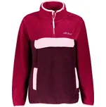 Dámská fleece mikina ALTISPORT GEMMY VÍNOVÁ 4XL