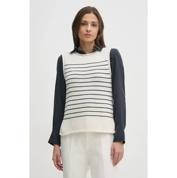 Dámská vesta Bavlněná vesta Mos Mosh 168040. béžová 01X, vel. L