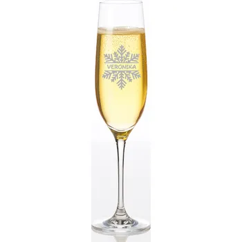 Sklenice Dekorant Vánoční sklenice na šampaňské Uria 270 ml 1KS