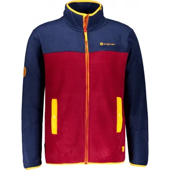 Pánská mikina Pánská fleece mikina ALTISPORT GAMEL VÍNOVÁ XXL