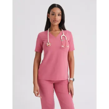 Zdravotnický oděv Lékařská Mikina Raya One Pocket - RASPBERRY CRUSH 0