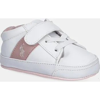 Chlapecké tenisky Dětské boty Polo Ralph Lauren RYLEY PS LAYETTE bílá barva, RL03391102 00X, EUR 18