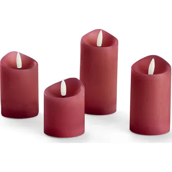 Svíčka Tchibo Svíčky z pravého vosku s LED červená