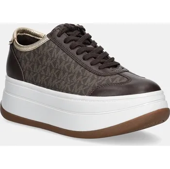 Dámské tenisky Tenisky MICHAEL Michael Kors Hayes dámské, hnědá barva, 43T5HYFS2L.200 89X, EUR 40