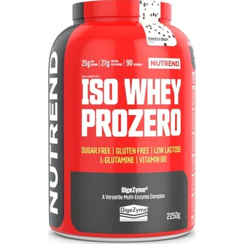 Protein Nutrend ISO WHEY PROZERO 2250 g Cookies and cream