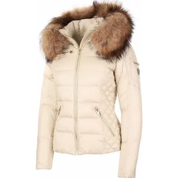 ROCKANDBLUE Vatovaná bunda RITA Béžová Slim Fit 36